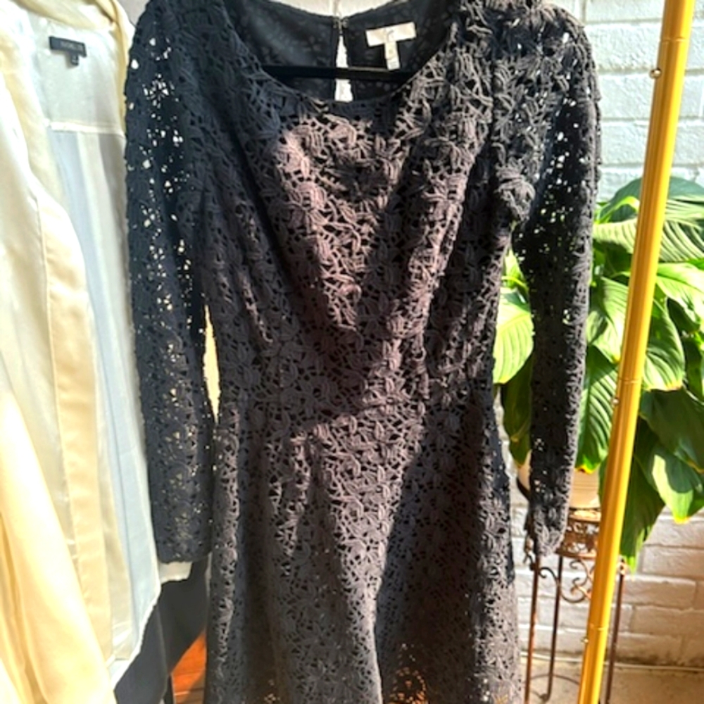 Joie lace dress in black #fall